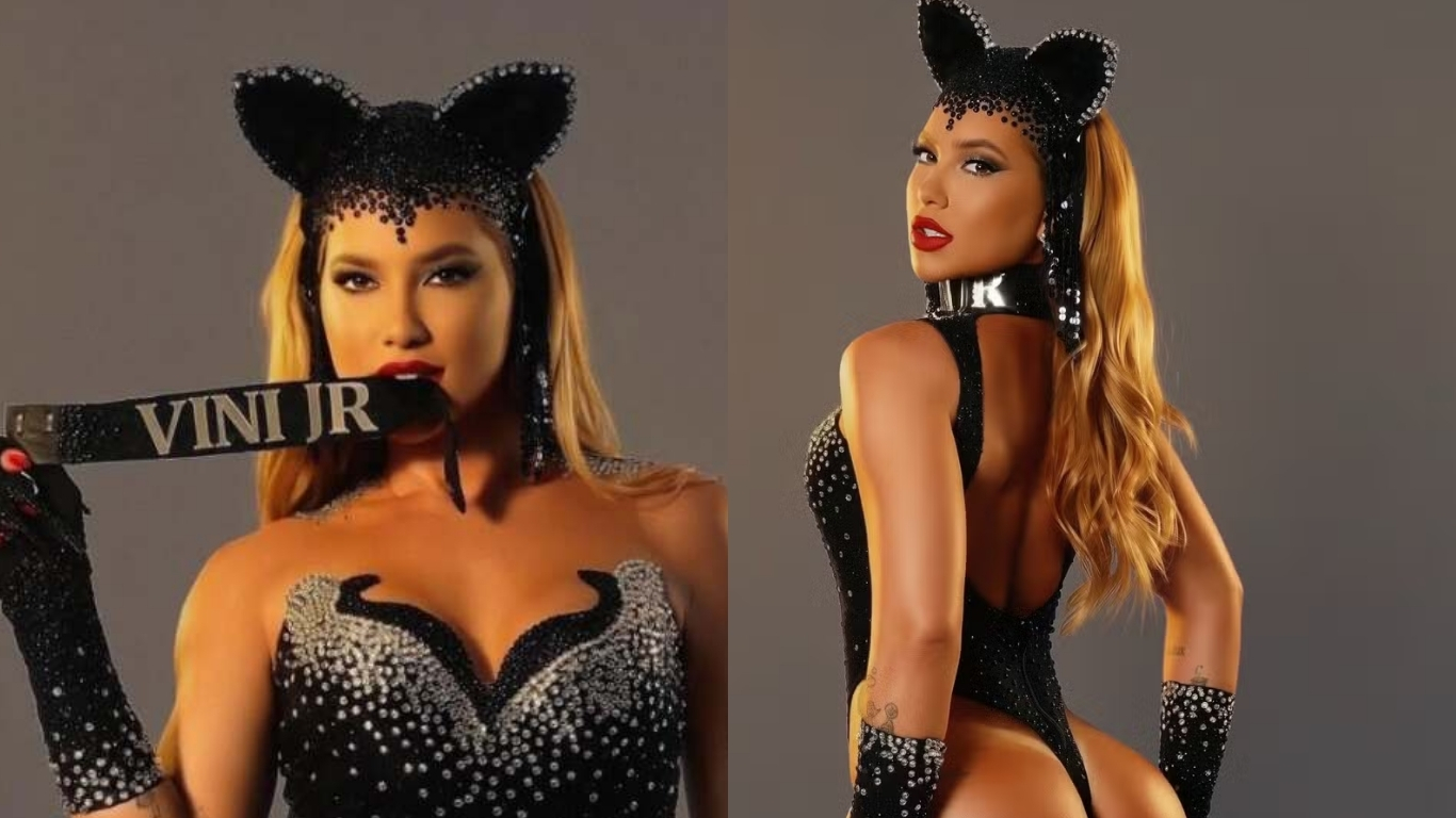 Fantasia de Mulher Gato usada por Virginia Fonseca no Carnaval reacende debates sobre imagem e exposição pública